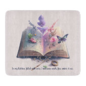 Erstellen Sie Ihre eigene Küche Hexenzauberbuch Schneidebrett (Vorderseite)