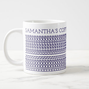 Erstellen Sie Ihre eigene Kurze versteckte Nachric Jumbo-Tasse