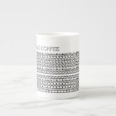 Erstellen Sie Ihre eigene Kurze versteckte Nachric Porzellantasse (Vorderseite)