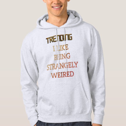 Erstellen Sie Ihre eigene Lässige Textgestaltung f Hoodie (Vorderseite)