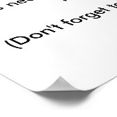 Erstellen Sie Ihre eigene Leinwand Art Print Poster (Ecke)