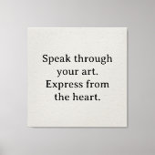 Erstellen Sie Ihre eigene Leinwand - Pastelldesign (Vorderseite)