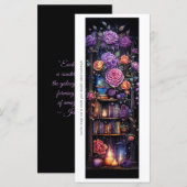 Erstellen Sie Ihre eigene Lesezeichen-Karte für di (Vorne/Hinten)