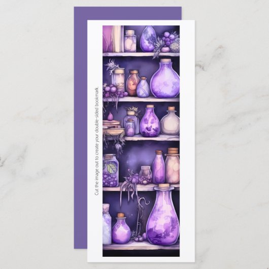 Erstellen Sie Ihre eigene Lesezeichen-Karte für Li (Vorne/Hinten)