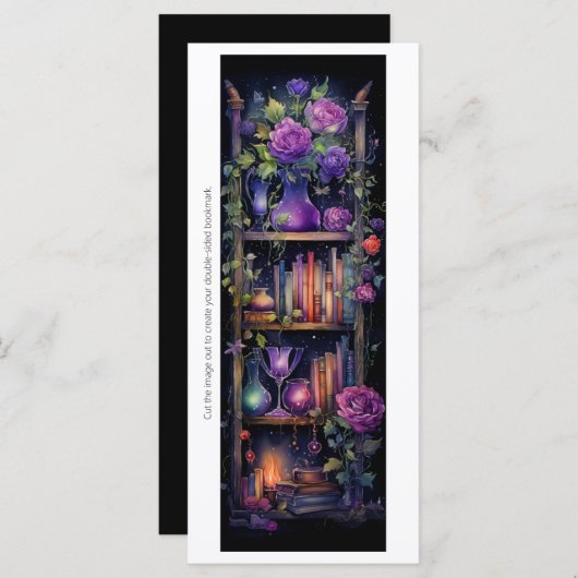 Erstellen Sie Ihre eigene Lesezeichen-Karte für Ma (Vorne/Hinten)