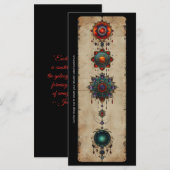 Erstellen Sie Ihre eigene Lesezeichen-Karte für ma (Vorne/Hinten)