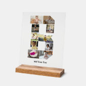 Erstellen Sie Ihre eigene Letter-B-FotoCollage Acrylschild (Winkel)