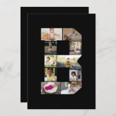 Erstellen Sie Ihre eigene Letter-B-FotoCollage Ankündigung (Vorne/Hinten)
