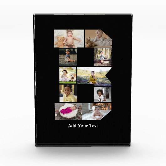 Erstellen Sie Ihre eigene Letter-B-FotoCollage Fotoblock (Vorderseite)