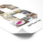 Erstellen Sie Ihre eigene Letter-B-FotoCollage Fotodruck (Ecke)