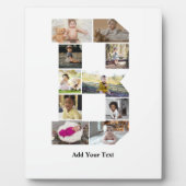 Erstellen Sie Ihre eigene Letter-B-FotoCollage Fotoplatte (Vorderseite)