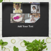 Erstellen Sie Ihre eigene Letter-B-FotoCollage Geschirrtuch (Gefaltet)