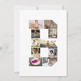 Erstellen Sie Ihre eigene Letter-B-FotoCollage Karte