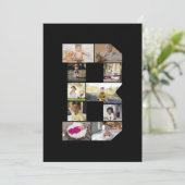 Erstellen Sie Ihre eigene Letter-B-FotoCollage Karte (Stehend Vorderseite)