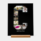 Erstellen Sie Ihre eigene Letter-C-FotoCollage Acrylschild (Vorderseite)