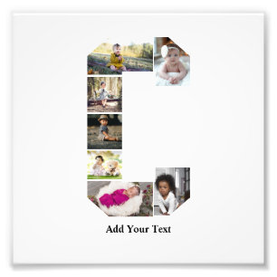 Erstellen Sie Ihre eigene Letter-C-FotoCollage Fotodruck