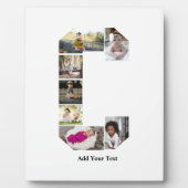 Erstellen Sie Ihre eigene Letter-C-FotoCollage Fotoplatte (Vorderseite)