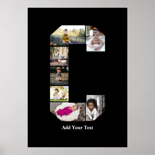 Erstellen Sie Ihre eigene Letter-C-FotoCollage Poster (Vorne)