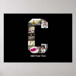 Erstellen Sie Ihre eigene Letter-C-FotoCollage Poster