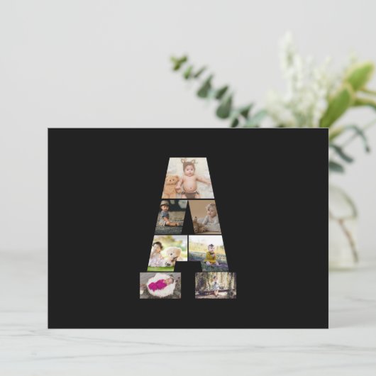 Erstellen Sie Ihre eigene Letter-Collage Ankündigung (Stehend Vorderseite)