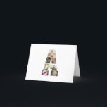 Erstellen Sie Ihre eigene Letter-Collage Dankeskarte<br><div class="desc">Diese Monogramm-Foto-Collage ist ein personalisiertes Design,  das ein fett formatiertes Monogramm (Initialen oder Buchstaben) mit einer Sammlung von Fotos kombiniert,  die in oder um es herum künstlerisch angeordnet sind. Es ist eine stilvolle Art,  Erinnerungen zu präsentieren und gleichzeitig eine einzigartige,  elegante Touch zu Dekoration oder Geschenken hinzuzufügen.</div>