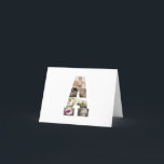 Erstellen Sie Ihre eigene Letter-Collage Dankeskarte<br><div class="desc">Diese Monogramm-Foto-Collage ist ein personalisiertes Design,  das ein fett formatiertes Monogramm (Initialen oder Buchstaben) mit einer Sammlung von Fotos kombiniert,  die in oder um es herum künstlerisch angeordnet sind. Es ist eine stilvolle Art,  Erinnerungen zu präsentieren und gleichzeitig eine einzigartige,  elegante Touch zu Dekoration oder Geschenken hinzuzufügen.</div>