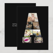 Erstellen Sie Ihre eigene Letter-Collage Dankeskarte (Vorne/Hinten)