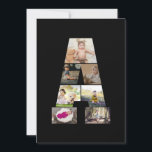 Erstellen Sie Ihre eigene Letter-Collage Feiertagskarte<br><div class="desc">Diese Monogramm-Foto-Collage ist ein personalisiertes Design,  das ein fett formatiertes Monogramm (Initialen oder Buchstaben) mit einer Sammlung von Fotos kombiniert,  die in oder um es herum künstlerisch angeordnet sind. Es ist eine stilvolle Art,  Erinnerungen zu präsentieren und gleichzeitig eine einzigartige,  elegante Touch zu Dekoration oder Geschenken hinzuzufügen.</div>