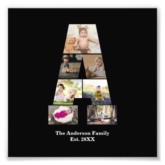 Erstellen Sie Ihre eigene Letter-Collage Fotodruck (Vorne)