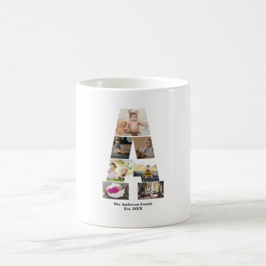 Erstellen Sie Ihre eigene Letter-Collage Kaffeetasse (Mittel)