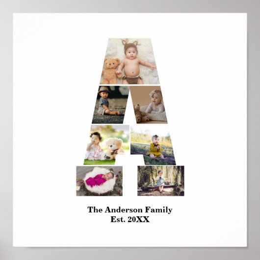 Erstellen Sie Ihre eigene Letter-Collage Poster (Vorne)