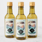 Erstellen Sie Ihre eigene Liebe des grünen Magiers Weinetikett (Flaschen)