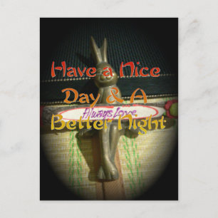 Erstellen Sie Ihre eigene Liebe Hakuna Matata Schö Postkarte