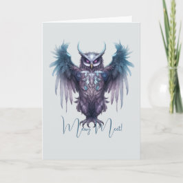 Erstellen Sie Ihre eigene Lila Eule Karte