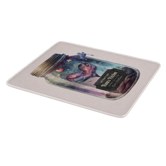 Erstellen Sie Ihre eigene Lila Liebe Schneidebrett (Ecke)