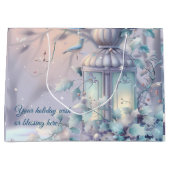 Erstellen Sie Ihre eigene Lila Weihnachtslatte Große Geschenktüte (Vorderseite)