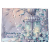 Erstellen Sie Ihre eigene Lila Weihnachtslatte Große Geschenktüte (Rückseite)