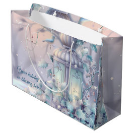 Erstellen Sie Ihre eigene Lila Weihnachtslatte Große Geschenktüte