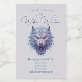 Erstellen Sie Ihre eigene Lila Wolf Apotheke Lebensmitteletikett