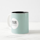 Erstellen Sie Ihre eigene Logo-Tasse Zweifarbige Tasse (Vorderseite Links)