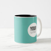 Erstellen Sie Ihre eigene Logo-Tasse Zweifarbige Tasse (VorderseiteRechts)