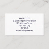 Erstellen Sie Ihre eigene Logo-Visitenkarte | Dunk Visitenkarte (Rückseite)