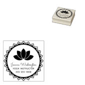 Erstellen Sie Ihre eigene Lotus Blume Yoga Gummistempel (Stempel)