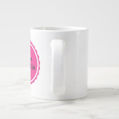 Erstellen Sie Ihre eigene luxuriöse Königin Tasse! Jumbo-Tasse (Rückseite)