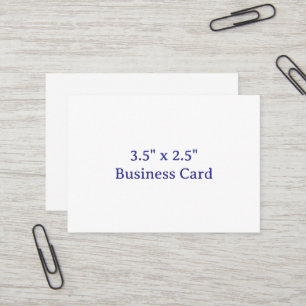 Erstellen Sie Ihre eigene mächtige 3,5" x 2,5" Vis Visitenkarte