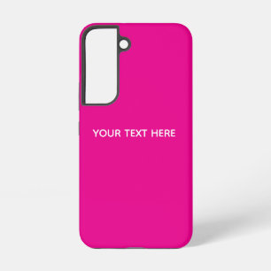 Erstellen Sie Ihre eigene Magenta-Einladungspostka Samsung Galaxy Hülle