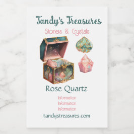 Erstellen Sie Ihre eigene Magic Box & Kristalle Weinetikett