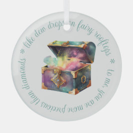 Erstellen Sie Ihre eigene magische Box für Momente Ornament Aus Glas