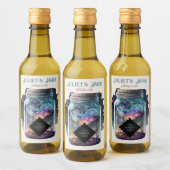 Erstellen Sie Ihre eigene magische Herz-Liebe Weinetikett (Flaschen)