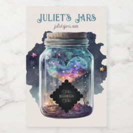 Erstellen Sie Ihre eigene magische Herz-Liebe Weinetikett